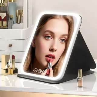 Miroir de maquillage LED 3 couleurs