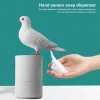 Distributeur de savon sans contact Distributeur de savon en forme d&rsquo;oiseau sans contact pour salle de bain d&rsquo;hôtel avec main en mousse à induction automatique pour moussant