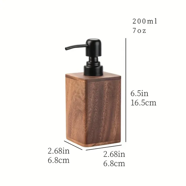 Distributeur de savon en bois élégant – vue 3