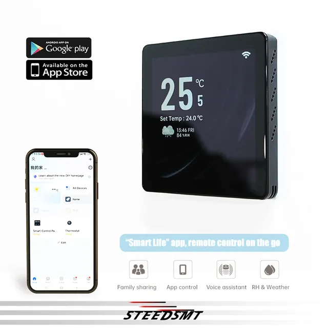 Thermostat d'entretien de température à écran couleur… – vue 5
