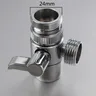 Adaptateur robinet dérivateur évier douchette métallique… – vue 5