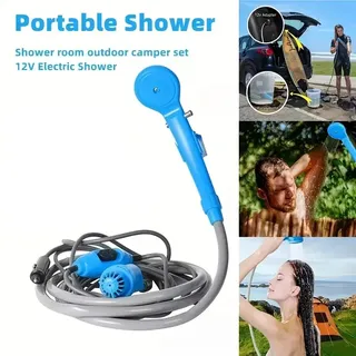 Douche portable 12V électrique pompe puissante compact léger…