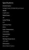 (Version mondiale) ampoule LED intelligente Yeelight W4… – vue 6