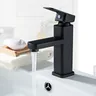 Robinet de lavabo carré en acier inoxydable – vue 2
