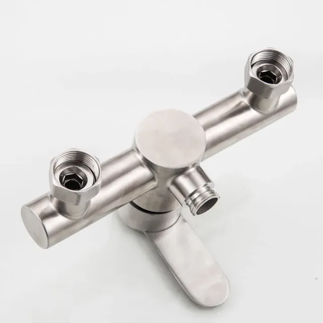 Robinet de lavabo de salle de bains en acier inoxydable – vue 3