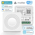 Smart Matter-Disjoncteur à ampoule, WiFi, 1 CH, Swtich Tech, DIY, App Remoter, Support Homekit, Siri, Google Home, Alexa Voice Assistant