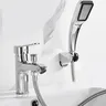 Robinet de lavabo monotrou avec pomme de douche – vue 4