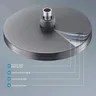 Pommeau douche pluie grand panneau neuf pouces haute… – vue 4