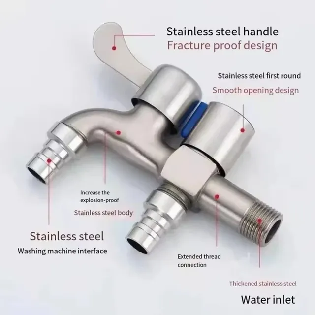 Robinet en acier inoxydable – vue 4