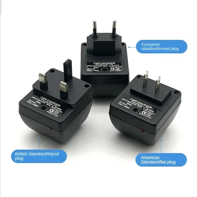 Adaptateur secteur avec prise de voiture – vue 3