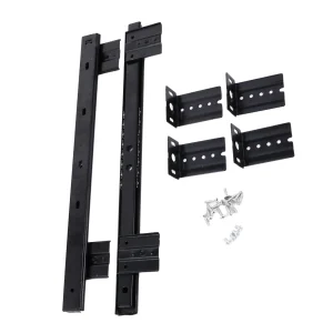 Plateaux de montage pour clavier sous le bureau, Kit coulissant de tiroir de guidage, glissières de tiroir en acier laminé à froid, accessoires de meubles de bureau et de maison