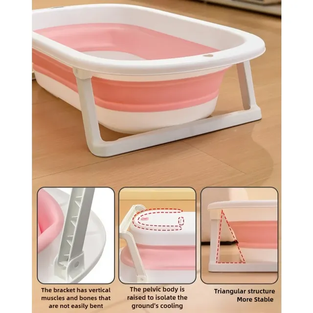 Baignoire pliable portable bébé plastique ergonomique… – vue 6