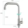 Robinet de cuisine en acier inoxydable – vue 7