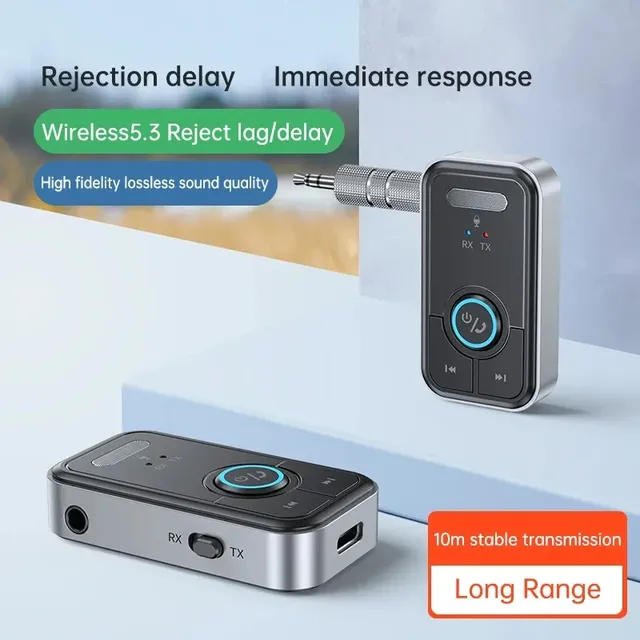 Transmetteur récepteur Bluetooth multifonctionnel sans… – vue 2