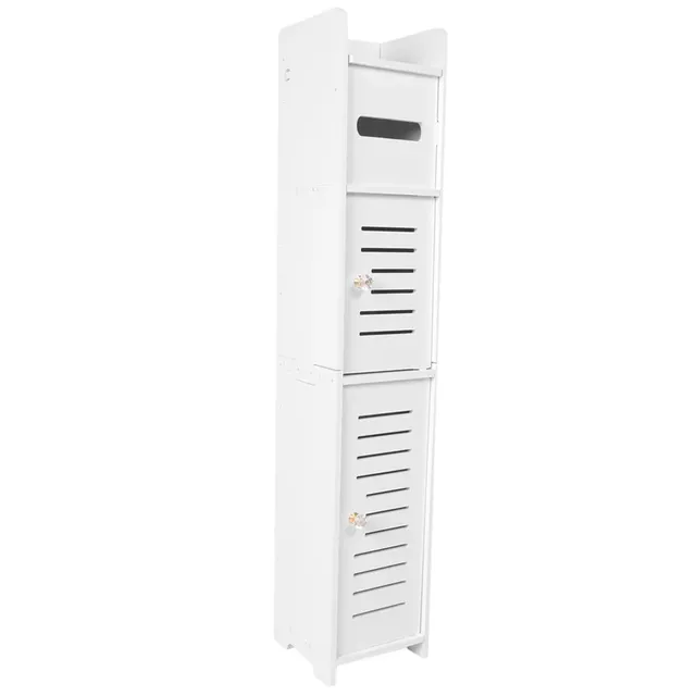 BSEVB-armoire de rangement blanche pour petits espaces – vue 2