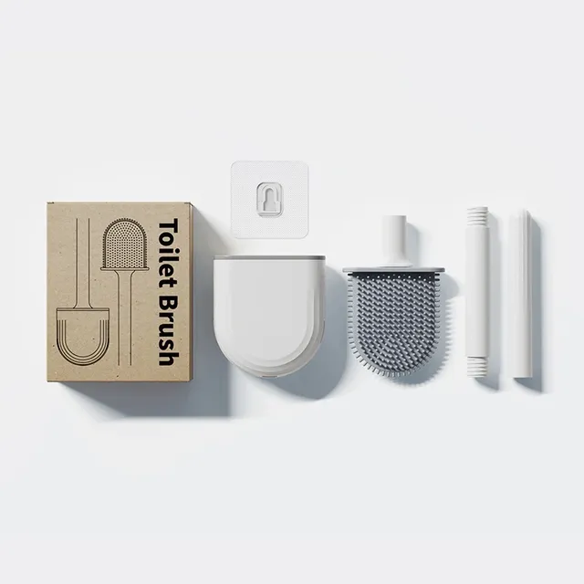 Brosse de toilette anti-fuite d'eau avec base en Silicone – vue 6