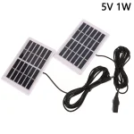 Mini panneau solaire polycristallin extérieur bricolage 1W 5V USB panneau solaire monocristallin chargeur de Module d&rsquo;alimentation