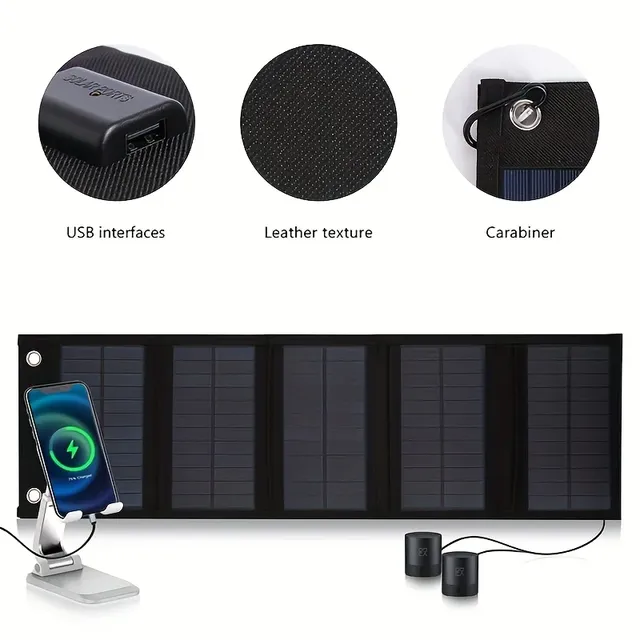 Panneau solaire avec USB – vue 2