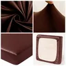 Housse de coussin de siège de canapé souple – vue 5