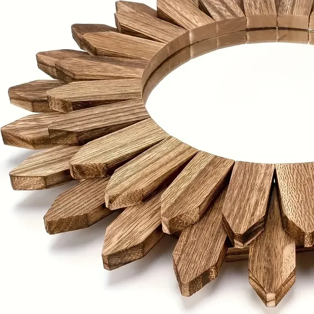 Miroir mural en bois – vue 4