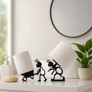 Porte-papier hygiénique, décor de salle de bains, Style Animal mignon, minimaliste, pratique, organisateur de rouleaux de papier, cadeau de vacances