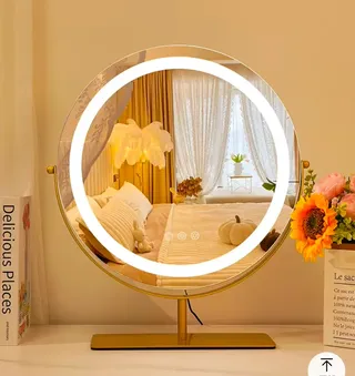 Miroir de Maquillage de Vanité Éclairé avec Lumières Trois Modes…