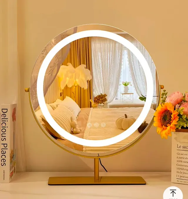 Miroir de Maquillage de Vanité Éclairé avec Lumières…
