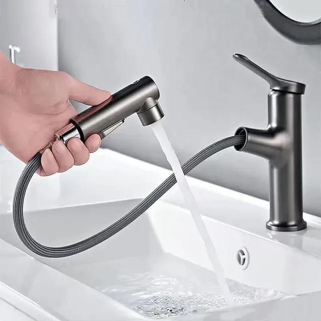 Robinet de lavabo de salle de bains à trou unique – vue 4