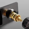 Système de douche thermostatique au plafond mural chromé – vue 6