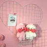 Panneau grille coeur métal rose poudré solide design… – vue 5
