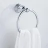 Ensemble accessoires bain mural chrome cristaux porte… – vue 4