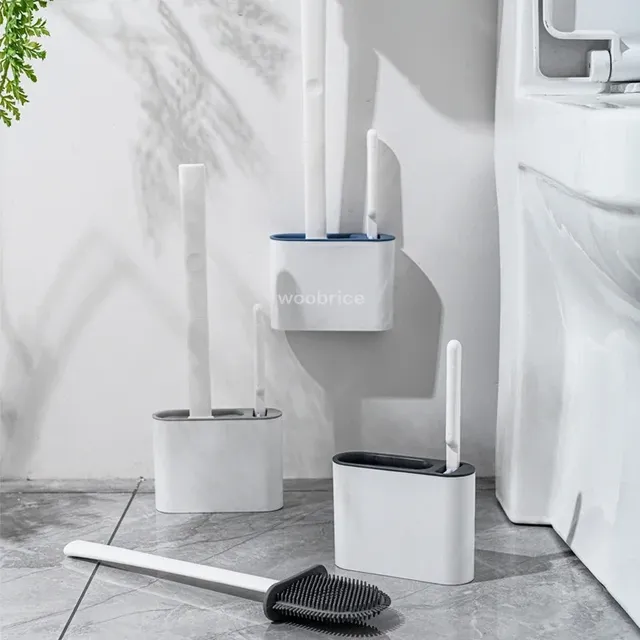 Brosse de toilette murale avec support – vue 3