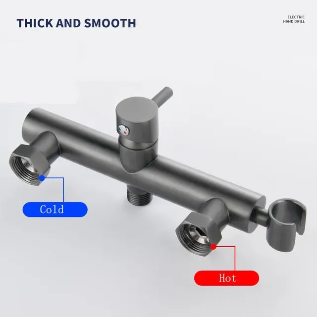 Robinet de Bidet mural en laiton – vue 4