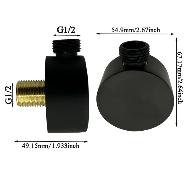 Connecteur de tuyau de douche G1/2 – vue 3