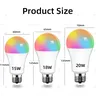 Ampoule intelligente WiFi E27 à intensité variable – vue 3