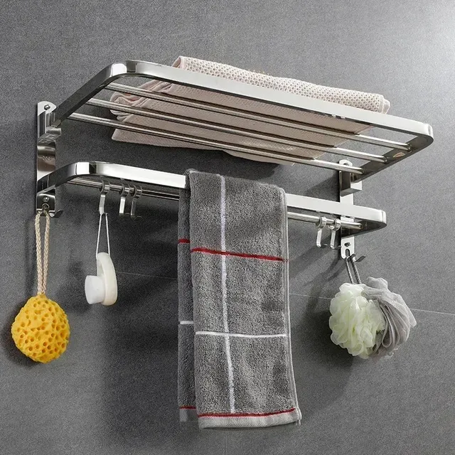 304 porte-serviettes en acier inoxydable support de… – vue 5