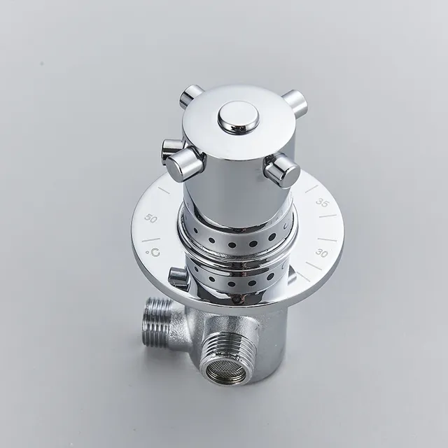 Vanne de mélange thermostatique en laiton – vue 4