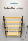 Porte-serviettes électrique en acier inoxydable – vue 5