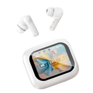 Bluetooth 5.4 casque plein écran tactile ENC micro dans l’oreille sans fil écouteurs intra-auriculaires intelligent LCD longue batterie ANC Bluetooth écouteurs Bluetooth 5.4 casque plein écran tactile ENC micro dans l’oreille sans fil écouteurs intra-auriculaires intelligent LCD longue batterie ANC Bluetooth écouteurs
