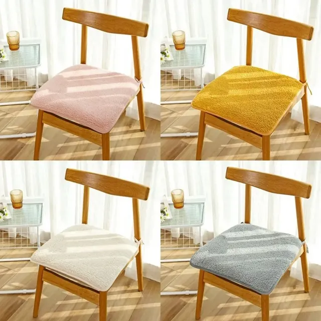 Coussin de siège doux et chaud pour l'hiver