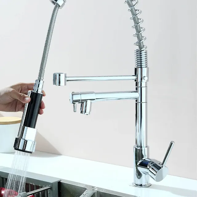 Tête de pulvérisation de robinet extractible – vue 3