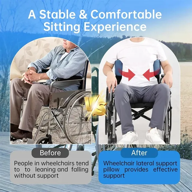 Coussinets soutien latéral stabilisant fauteuil roulant…