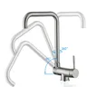 Robinet de cuisine en acier inoxydable – vue 5