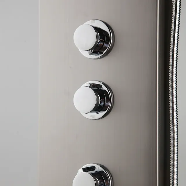 Panneau douche inoxydable 304 brossé antirouille cascade… – vue 5
