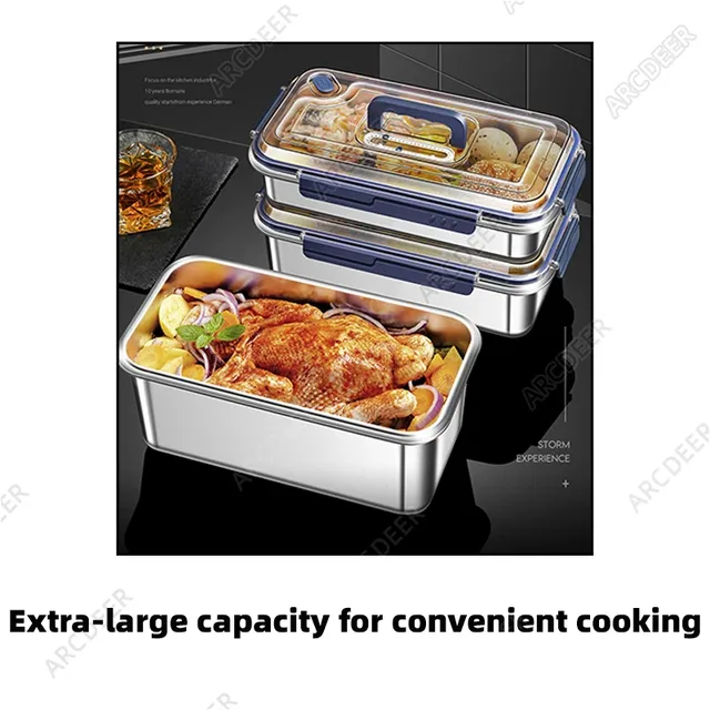 Organisateurs d'aliments de cuisine 2.4/3.8/5.6L avec… – vue 4