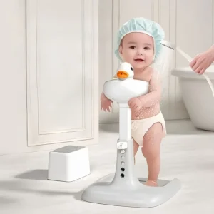 Table de bain debout pour bébé, hauteur réglable, dispositif de bain pliable pour enfants, support de bain antidérapant pour enfants, pour usage domestique