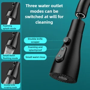 Robinet de cuisine 3 voies avec douche extractible, mitigeur 3 en 1, robinet d’eau potable, robinet de cuisine pour filtre à eau, robinet de cuisine Robinet de cuisine 3 voies avec douche extractible, mitigeur 3 en 1, robinet d’eau potable, robinet de cuisine pour filtre à eau, robinet de cuisine