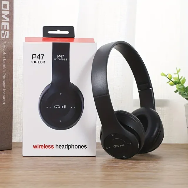 Bluetooth 5.0 casque sans fil pliable HIFI stéréo basse… – vue 2