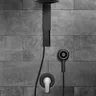 Poignée valve robinet douche chromée argentée… – vue 3