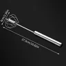 Batteur œufs inox manuel semiautomatique rotatif fouet… – vue 5